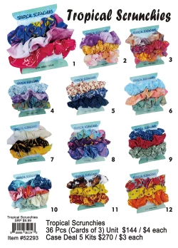 Island Breeze Scrunchies